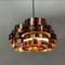 Danish Copper Pendant attributed to Werner Schou for Coronell Elektro, 1970s, Image 2
