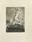Wladyslaw Jahl, Don Quijote al galope, aguafuerte, 1951, Imagen 1