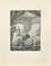 Wladyslaw Jahl, Don Chisciotte ne Il letto, Acquaforte, 1951, Immagine 1