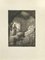 Wladyslaw Jahl, Don Chisciotte ne Il letto, Acquaforte, 1951, Immagine 1