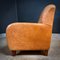 Vintage Cognac Leather Club Armchairs, Set of 2 6