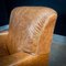 Vintage Cognac Leather Club Armchairs, Set of 2, Image 5