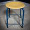 Tabouret avec Pieds Bleus 1