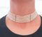 Pearls, Diamonds, Rose Gold and Silver Choker Necklace, 1950s 5