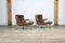 Karin Lounge Chairs in Tan Leather by Bruno Mathsson for Dux, 1970s, Set of 2 14