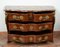 Antique French Chest of Drawers in Precious Exotic Wood with Red Marble Top, Image 9