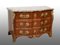 Antique French Chest of Drawers in Precious Exotic Wood with Red Marble Top 1