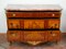 Antique Napoleon III French Chest of Drawers in Exotic Woods with Marble Top, 1800s 9