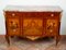 Antique Napoleon III French Chest of Drawers in Exotic Woods with Marble Top, 1800s 8