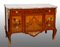 Antique Napoleon III French Chest of Drawers in Exotic Woods with Marble Top, 1800s 1