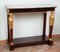 Antique French Empire Console Table in Mahogany with Marble Top 7