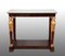 Antique French Empire Console Table in Mahogany with Marble Top, Image 1