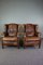 Vintage Leather Armchairs, Set of 2, Image 1