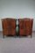 Vintage Leather Armchairs, Set of 2 3