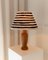 Mid-Century Domus Wooden Table Lamp with Lampshade, 1960s 3