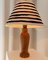 Mid-Century Domus Tischlampe aus Holz mit Lampenschirm, 1960er 7