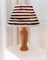 Mid-Century Domus Tischlampe aus Holz mit Lampenschirm, 1960er 10