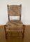 Vintage North American Rustic Wooden Chair with Woven Back and Seating 3