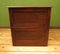 Antique Oak Architect's Plan Chest with Brass Cup Handles, 1890s, Image 17