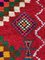 Alfombra bereber Boucheruite marroquí vintage en rojo, años 90, Imagen 4