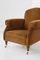 English Brown Velvet Armchairs, 1950s, Set of 2, Image 10