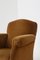 English Brown Velvet Armchairs, 1950s, Set of 2, Image 8