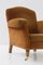 English Brown Velvet Armchairs, 1950s, Set of 2 6