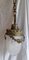 Ceiling Lamp with Brass and Bronze Polish & Matt Glass Shade, 1900s 6