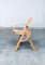 French Handmade Oak Side Chair Set, France, 1950s, Set of 2, Image 12