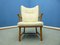 Cherry Wingback Armchairs, 1950s, Set of 2, Image 6