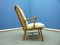 Cherry Wingback Armchairs, 1950s, Set of 2 7