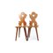 Folk Style Dining Chairs, Former Czechoslovakia, 1973, Set of 2 18