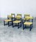 Juego de sillas de comedor Mid-Century modernas de J. Batenburg para Mi, Bélgica 1969. Juego de 6, Imagen 26