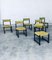 Mid-Century Modern Dining Chair Set by J. Batenburg for Mi, Belgium 1969, Set of 6 33