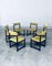 Mid-Century Modern Dining Chair Set by J. Batenburg for Mi, Belgium 1969, Set of 6 22