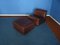 Leather Club Chair & Footstool by Ernst Martin Dettinger for WK, 1970s, Set of 2, Image 1
