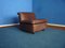 Leather Club Chair & Footstool by Ernst Martin Dettinger for WK, 1970s, Set of 2 4