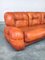 Mid-Century Modern Italian Leather 3 Seat Sofa, 1970s, Image 10