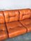 Mid-Century Modern Italian Leather 3 Seat Sofa, 1970s, Image 3