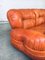 Mid-Century Modern Italian Leather 3 Seat Sofa, 1970s 9