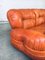 Mid-Century Modern Italian Leather 3 Seat Sofa, 1970s, Image 9