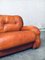 Mid-Century Modern Italian Leather 3 Seat Sofa, 1970s 5