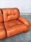 Mid-Century Modern Italian Leather 3 Seat Sofa, 1970s, Image 4