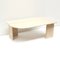 Vintage Italian Travertine Coffee Table, 1970s, Image 1