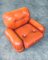 Mid-Century Modern Italian Leather Lounge Chair Set, 1970s, Set of 2 28