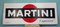 Französisches Werbeschild von Martini, 1960er 1