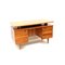 Grand Bureau Vintage avec Dessin en Bois, 1960s 7