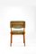 Italian Green Fabric Wooden Dining Chairs attributed to Ico & Luisa Parisi for Mim, 1960s, Set of 6, Image 4