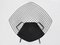 Black Armchair Mod. Diamond with Cushion by Harry Bertoia for Knoll Inc. / Knoll International, 1952 7