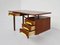 Mid-Century Modern Italian Design and Production Boomerang Desk with Suspended Top by Ico & Luisa Parisi, 1959 4